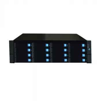 Dátový server 16x HDD 3,5 palca, 3U, 19-palcový rack, G3900, 8 GB RAM, 128 GB M.2