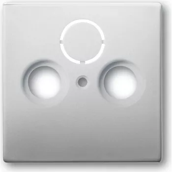 BUSCH JAEGER 1743-866 - biela - plast - Busch-Jaeger - lesklá - 0230-101 - 0230-0-0250 - SAT + TV + rádio