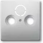 BUSCH JAEGER 1743-866 - biela - plast - Busch-Jaeger - lesklá - 0230-101 - 0230-0-0250 - SAT + TV + rádio