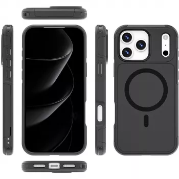 Obal 4smarts Defend iPhone 17 Pro Max čierna 17,5 cm