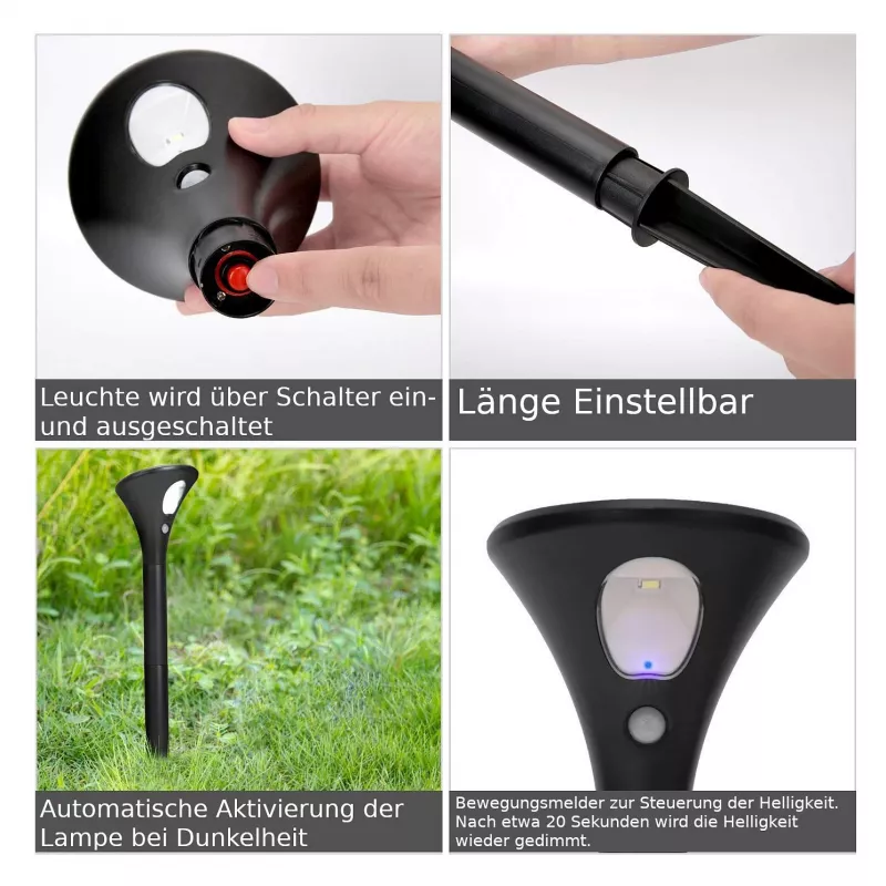 Synergy 21 LED záhradné solárne svietidlo (sada 2 ks)