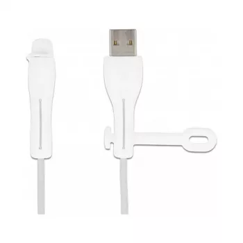 DeLOCK krytka proti prachu pre USB Type-A konektor samec a Apple Lightning konektor samec, sada 2 ks biela