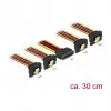 Interný napájací kábel DeLOCK 60167 0,3 m SATA 15-pinový na 4 x SATA 15-pinový