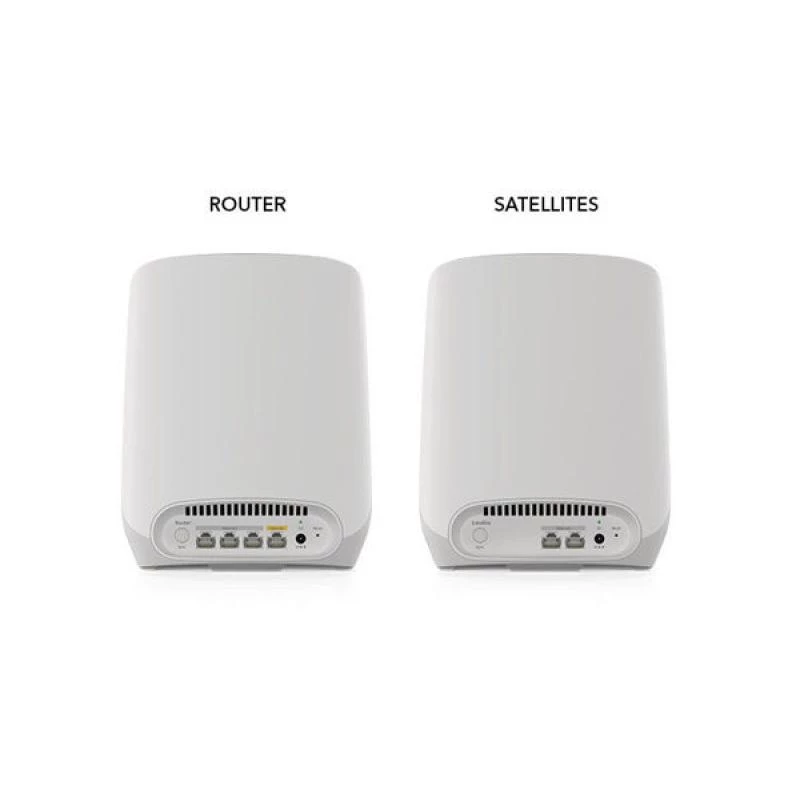 NETGEAR Orbi RBK762S tri-band (2,4 GHz / 5 GHz / 5 GHz) Wi-Fi 6 (802.11ax) biela 5 interná