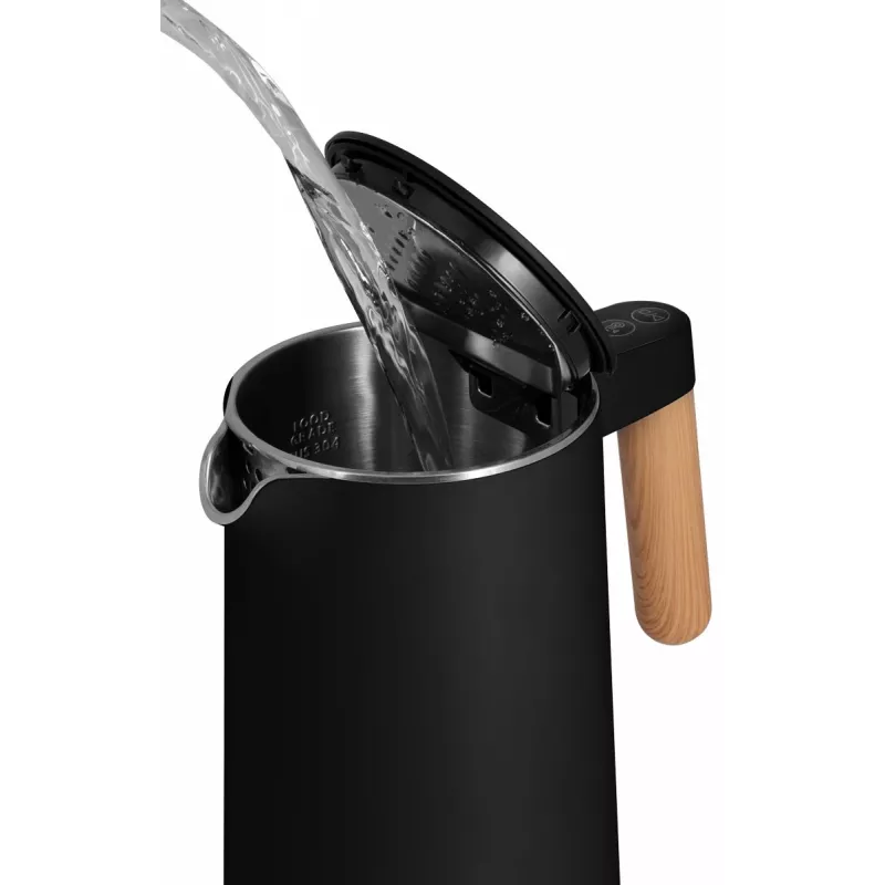 Kanvica na vodu dvojstenná 1,5 L Concept čierna RK 3301