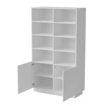 Úložná skrinka Cama Meble LIVERTI knižnica 100×420×1705 mm biela
