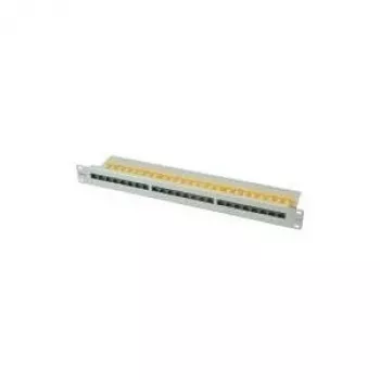 ROLINE Cat. 6 / Class E 48,30cm (19) patch panel, 24P, nechránený, svetlosivá (26.11.0355)