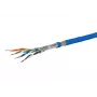 Sieťový kábel Metz Connect 1308427B34145 Cat7a S/FTP modrý 100m