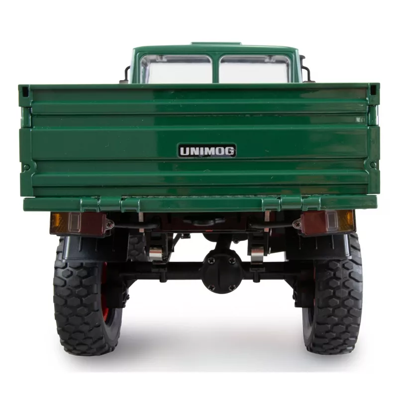 RC auto Amewi Mercedes-Benz Unimog 1:12 mierka 4WD, zelené
