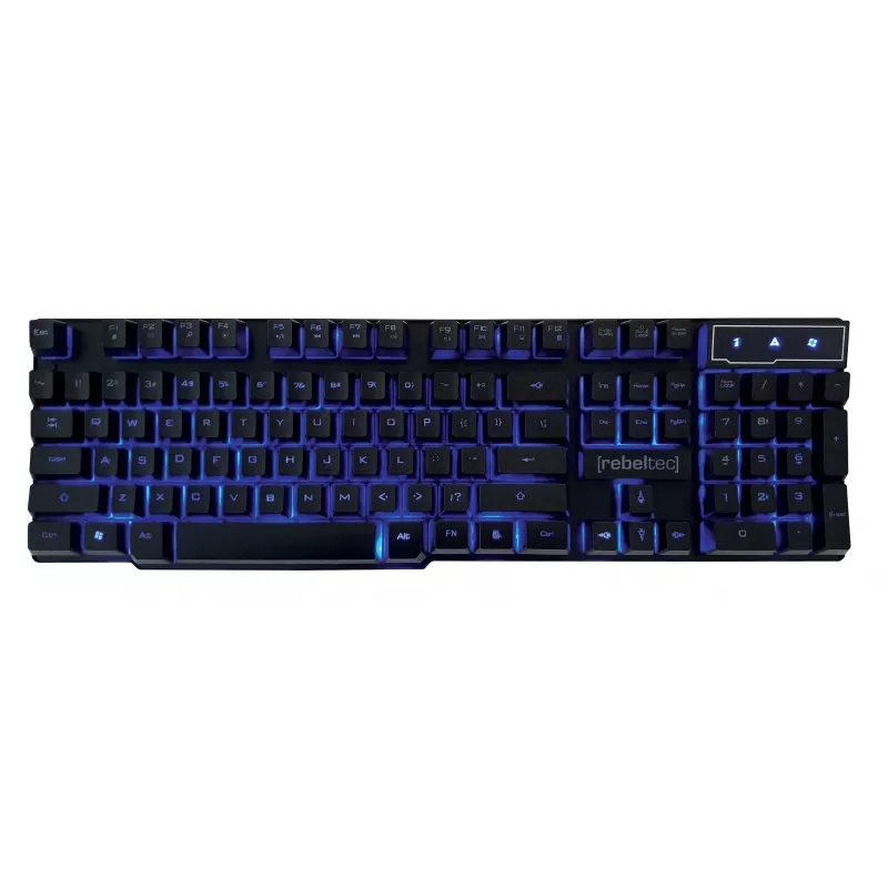 Klávesnica myš v cene Rebeltec SHERMAN Gaming USB QZERTY anglická čierna