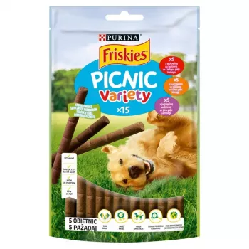Mokré krmivo pre psy vo vrecku Purina Nestlé FRISKIES Picnic Variety 126 g — dospelé psy, jahňacie/hovädzie, 126 g vrecko