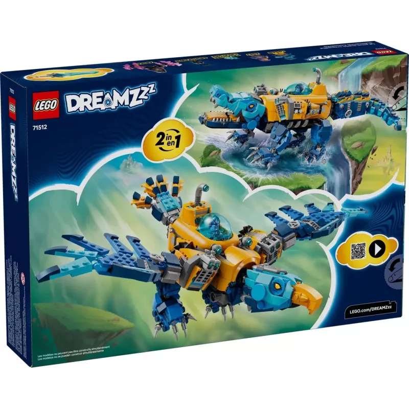 LEGO DREAMZZZ 71512 Krokodília ponorka