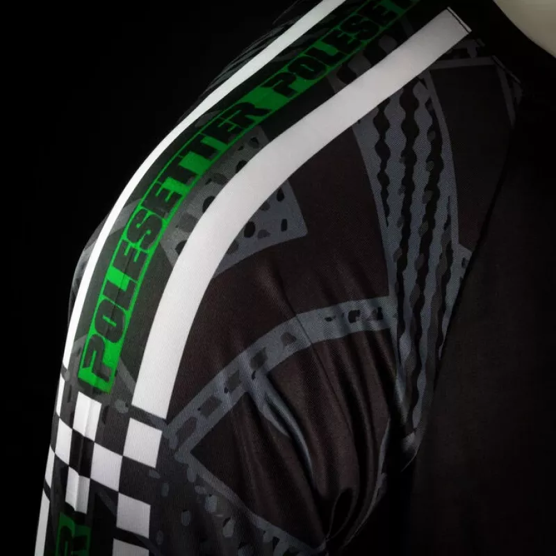 Polesetter ONE Simracing dres zelený - M