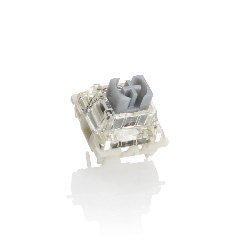 Ducky Gateron G Pro Silver spínače, mechanické, 3-Pin, lineárne, MX-Stem, 45g - 110 ks (DSK110-PPA3)