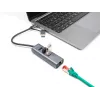 DeLOCK 64282 dokovacia stanica pre notebook a port replikátor káblový USB 3.2 Gen 1 (3.1 Gen 1) Type-C sivá (64282)