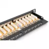 Patch panel Digitus CAT 6 Class E High Density tienený čierny