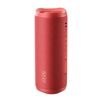 Prenosný bezdrôtový reproduktor QCY SP7 červený — Bluetooth 5.0, kompaktný prenosný dizajn