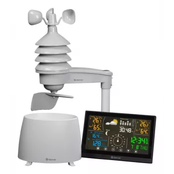 Digitálna meteorologická stanica Denver WS-650 izbový a vonkajší teplomer barometer hygrometer