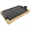 Elektrický gril CECOTEC Tasty&Grill 2000 Bamboo čierny — model 3058, kompaktný stolný gril