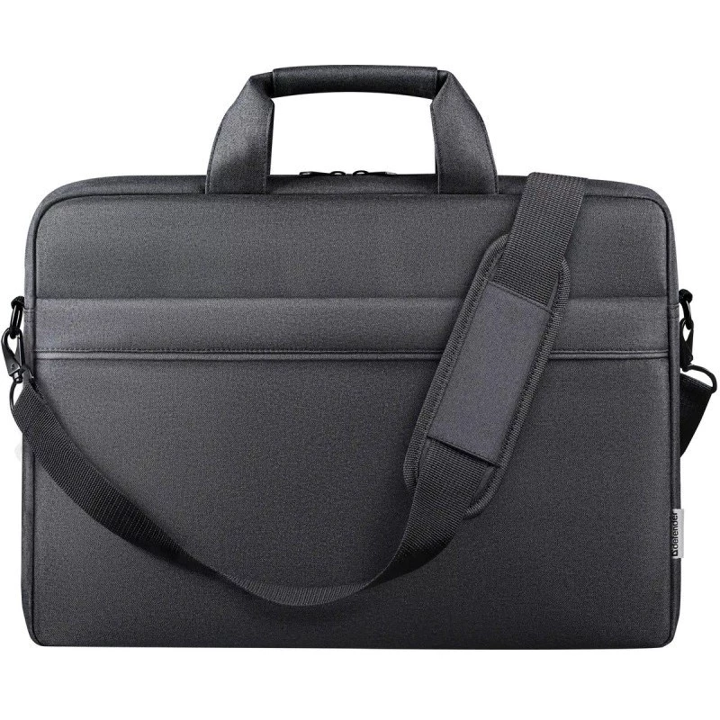 Taška na notebook DEFENDER FIRM 26123 pre 15,6-palcové notebooky, polyuretán, čierna, Toploader, odnímateľný popruh na rameno