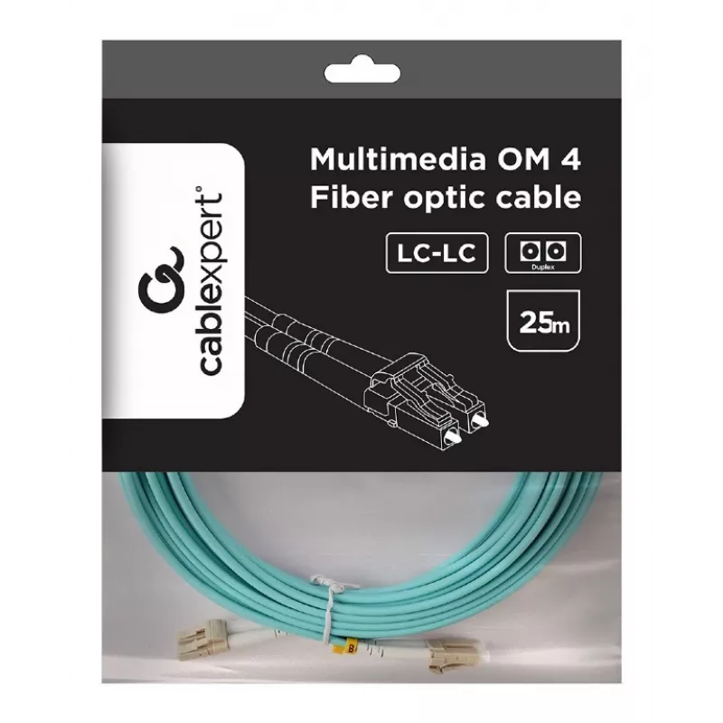 Multimódový kábel Duplex OM4 50/125, LC/LC, 25 m