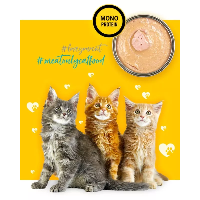 3COTY kuracie pre mačiatka - mokré krmivo pre mačky - 80g