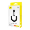 Baseus Fish-Eye USB-C na USB-C rýchlonabíjací kábel 1 m 100 W čierny