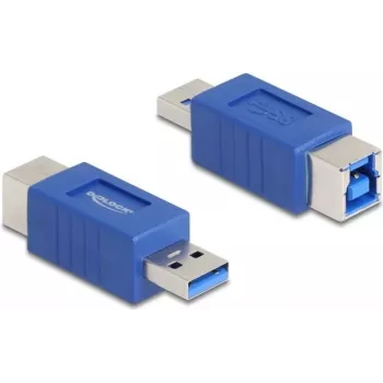 DeLOCK 67217 Káblový adaptér USB Type-A USB Type-B modrý