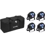 EUROLITE 20000949 LED PAR Light Set 4x Hybrid Spot so soft bag