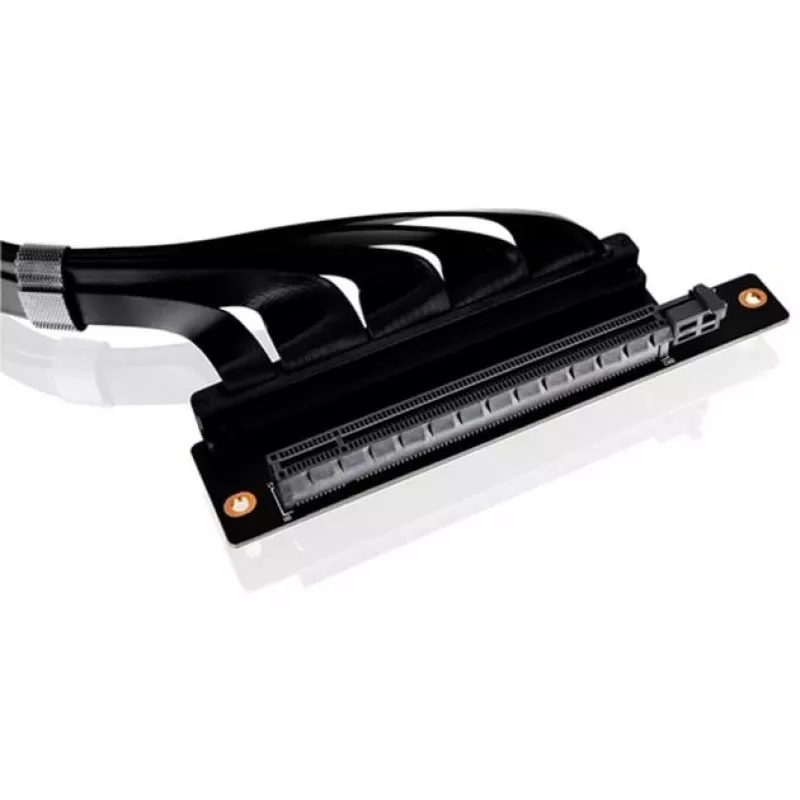 Thermaltake PCI-E 4.0 dvojitý 90-stupňový riser kábel, 40 cm, čierny