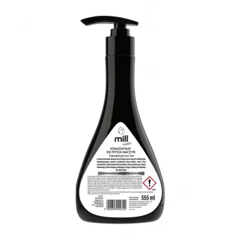 Prostriedok na umývanie riadu Mill Hypoalergénny ľan 555 ml - Mill prostriedok na umývanie riadu, jemná formula