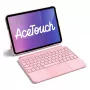 Inateck KB04122 Ace Touch puzdro s klávesnicou pre iPad 11 / iPad Air 4/5, QWERTZ, ružové