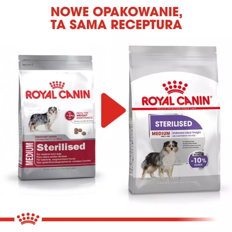 ROYAL CANIN Medium Sterilised suché krmivo pre psov - 3 kg