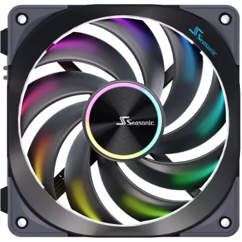 Ventilátor Seasonic MagFlow ARGB 12 cm 2000 RPM čierny