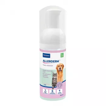 Čistiaca pena VIRBAC ALLERDERM SPOT ON pre psov a mačky 6 x 2 ml