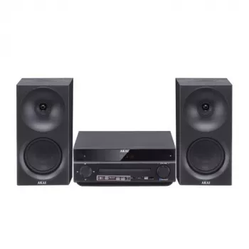 Audiosystém AKAI AM-301 BK Music Center – kompaktné domáce audio zariadenie