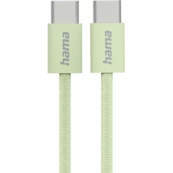Hama Fabric USB kábel USB 2.0 1 m USB C zelený