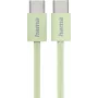 Hama Fabric USB kábel USB 2.0 1 m USB C zelený