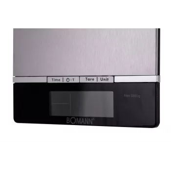 Bomann KW 1421 CB – LCD – čierna – nerez – 160 x 230 x 18 mm – 18 mm – AAA – nerez (614211)