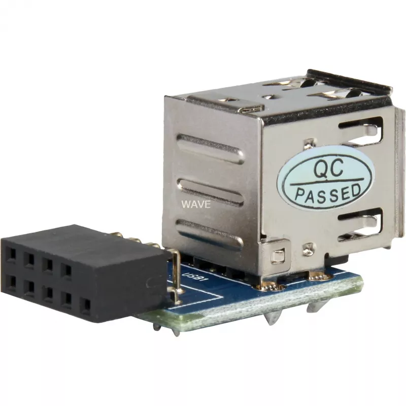 DELOCK adaptér 1 x 9-pin 2,54 mm na 2 x USB 2.0-A 41825