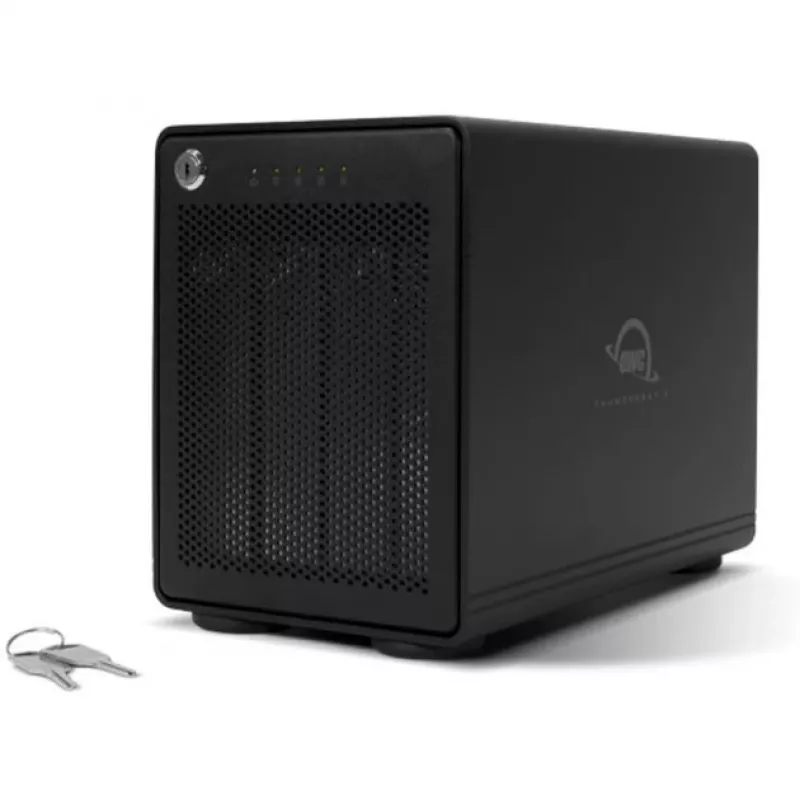 ThunderBay 4 - RAID 5 (čierna, 4-bay úložný box s dvoma portami Thunderbolt 3)