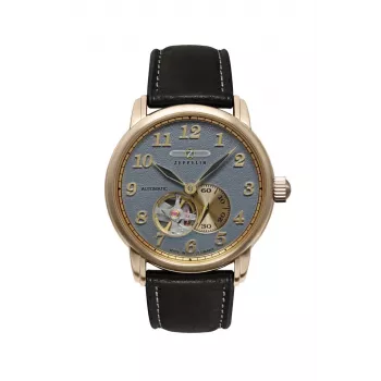 Náramkové hodinky Zeppelin LZ127 76645 Automatic 40 mm puzdro z ušľachtilej ocele