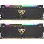 32 GB Patriot DIMM 3600 (2x 16 GB) Dual-Kit (čierna, PVSR432G360C8K, Viper Steel RGB, INTEL XMP)