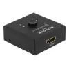 DeLock HDMI 2-1 obojsmerný 4K 60 Hz kompaktný - Retail Box - video/audio switch - 2 x HDMI - desktop (64072)