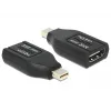 DeLOCK – video/audio adaptér – HDMI – HDMI, 19-pin (W) – Mini DisplayPort (M) – (DisplayPort 1.1) – čierny (65552)