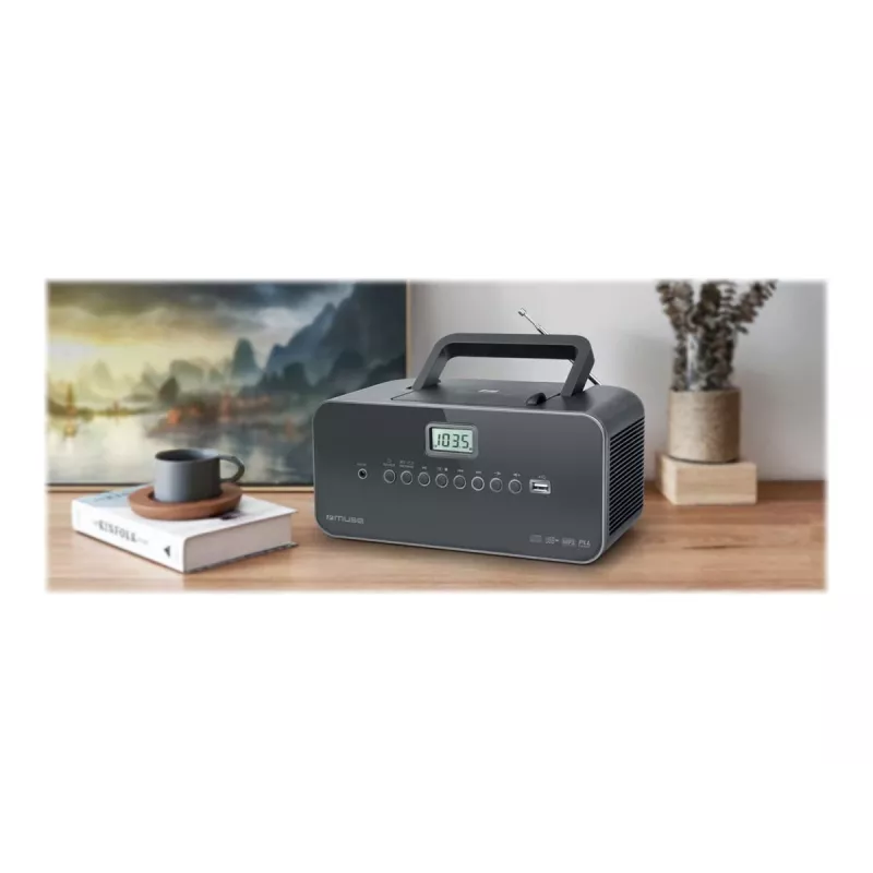 Muse M-28 DG CD prehrávač prenosný CD prehrávač čierny