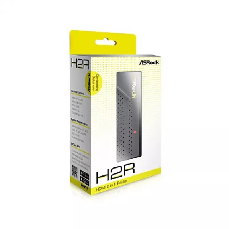 ASRock H2R HDMI 2-in-1 router/dongle, cestovný prístupový bod