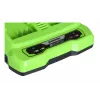 Nabíjačka GreenWorks G24X2UC2 dual-slot 24V Li-Ion, 4A, 2-článková, rýchlonabíjanie