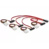 DeLOCK - Interný SAS kábel (Serial Attached SCSI) - 4-Lane - 36-pin 4i Mini MultiLane - Interné napájanie, 4-pin, Interné SAS, 29-pin (SFF-8482) - 50 cm (83059)