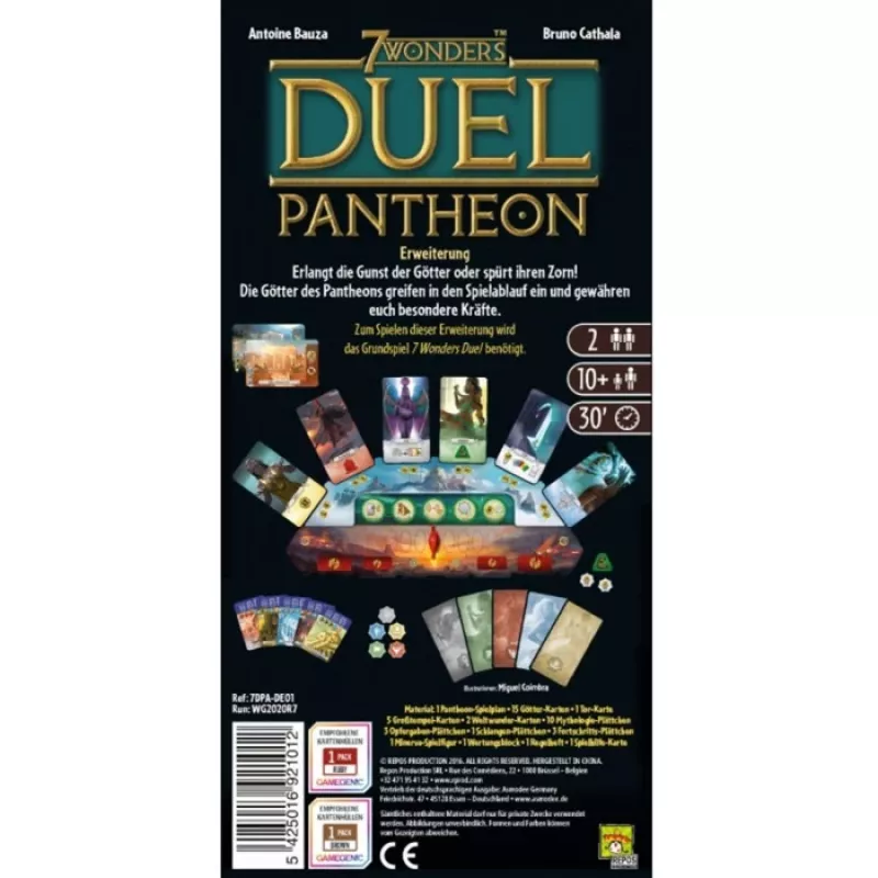 7 Wonders Duel - Pantheon, rozšírenie stolovej hry